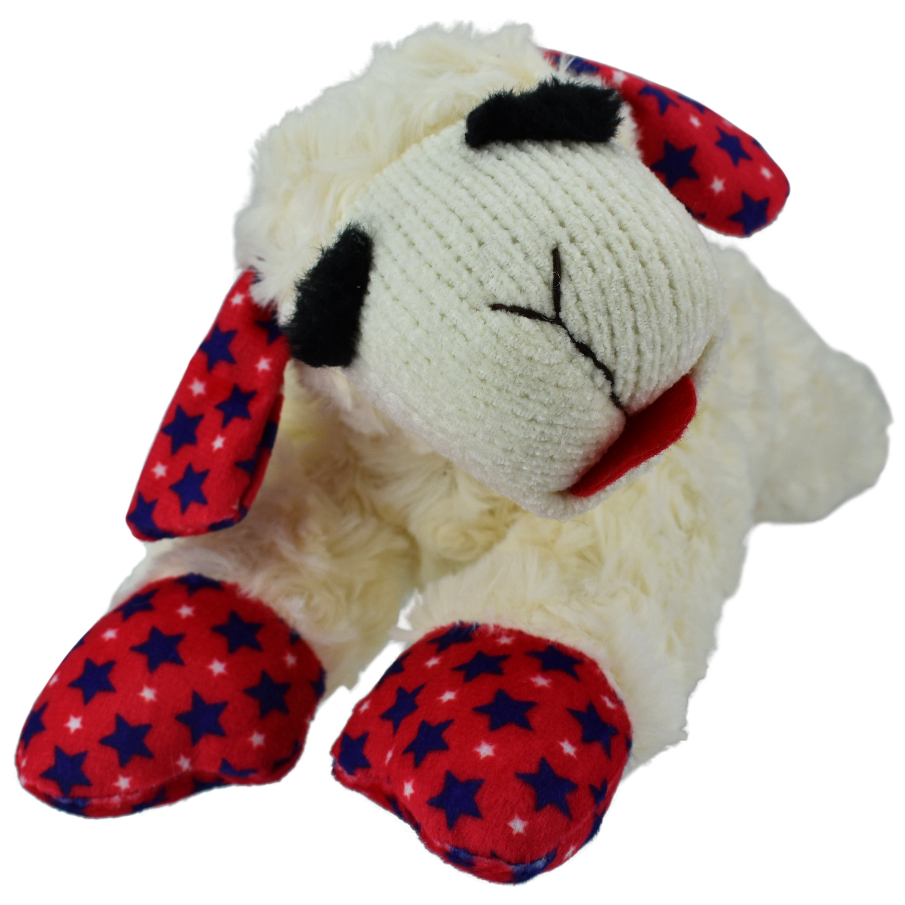 Multipet Patriotic Lamb Chop, Dog Toy, Size 10.5"