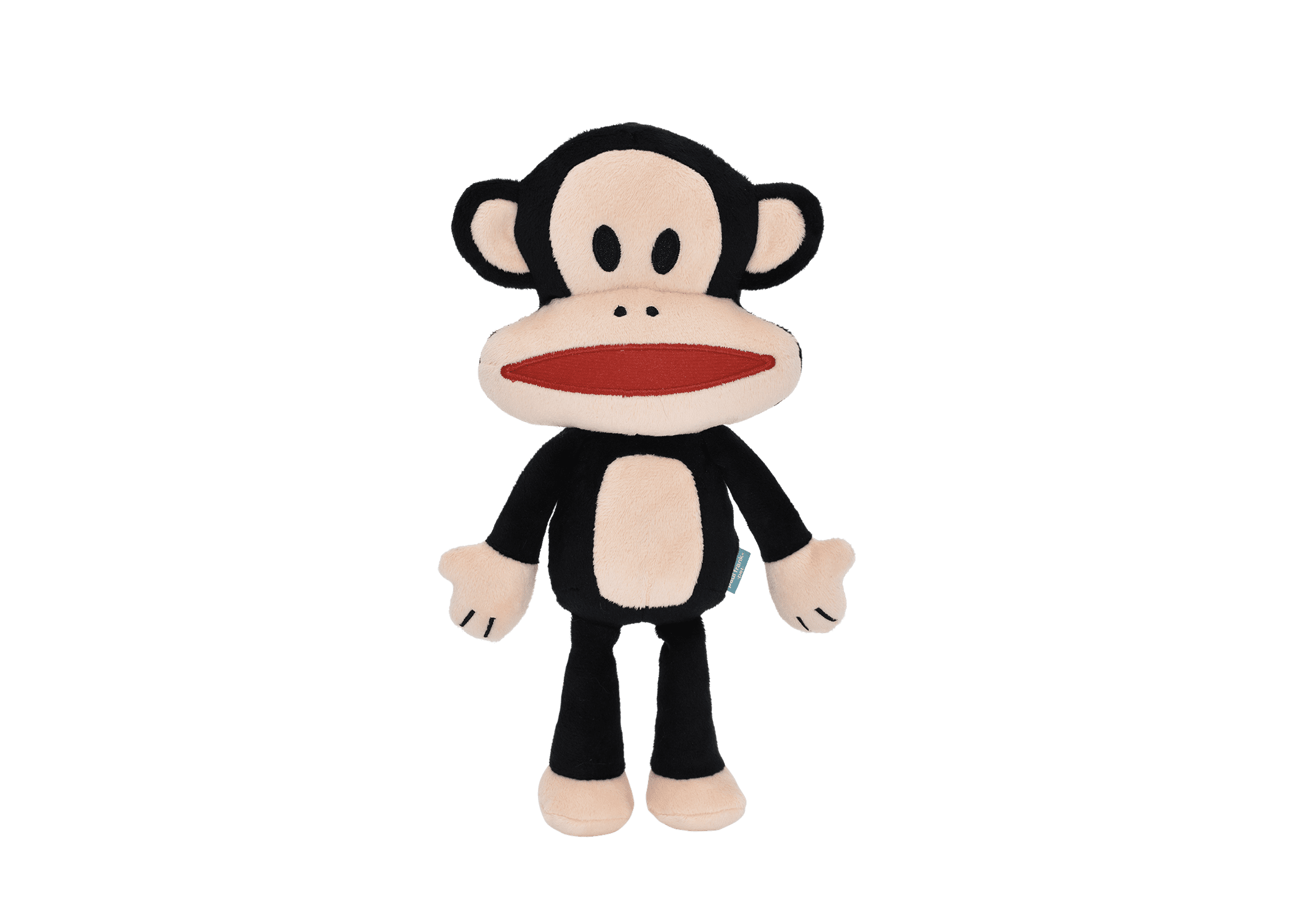 Multipet Paul Franks Julius the Monkey Plush Dog Toy, 12