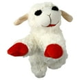 thumbnail image 1 of Multipet Plush Dog Toy, Lambchop, 10", White/Tan, 1 of 3
