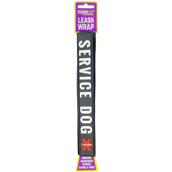 Multipet "Service Dog" Leash Wrap, One Size Fits All