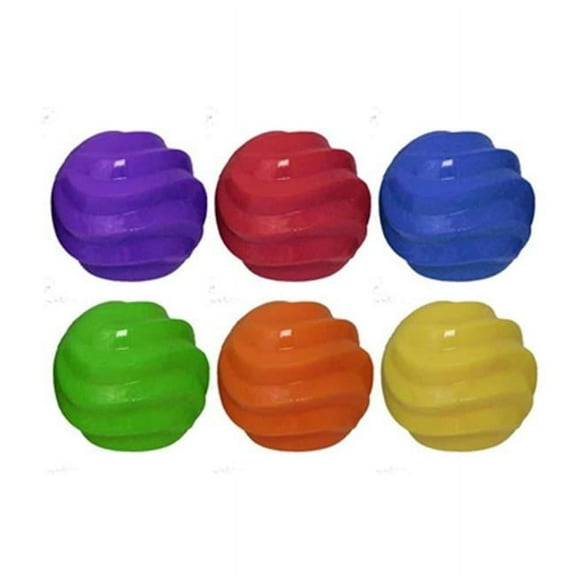 Multipet Spiral Balls Ball(Assorted) 4 Inch