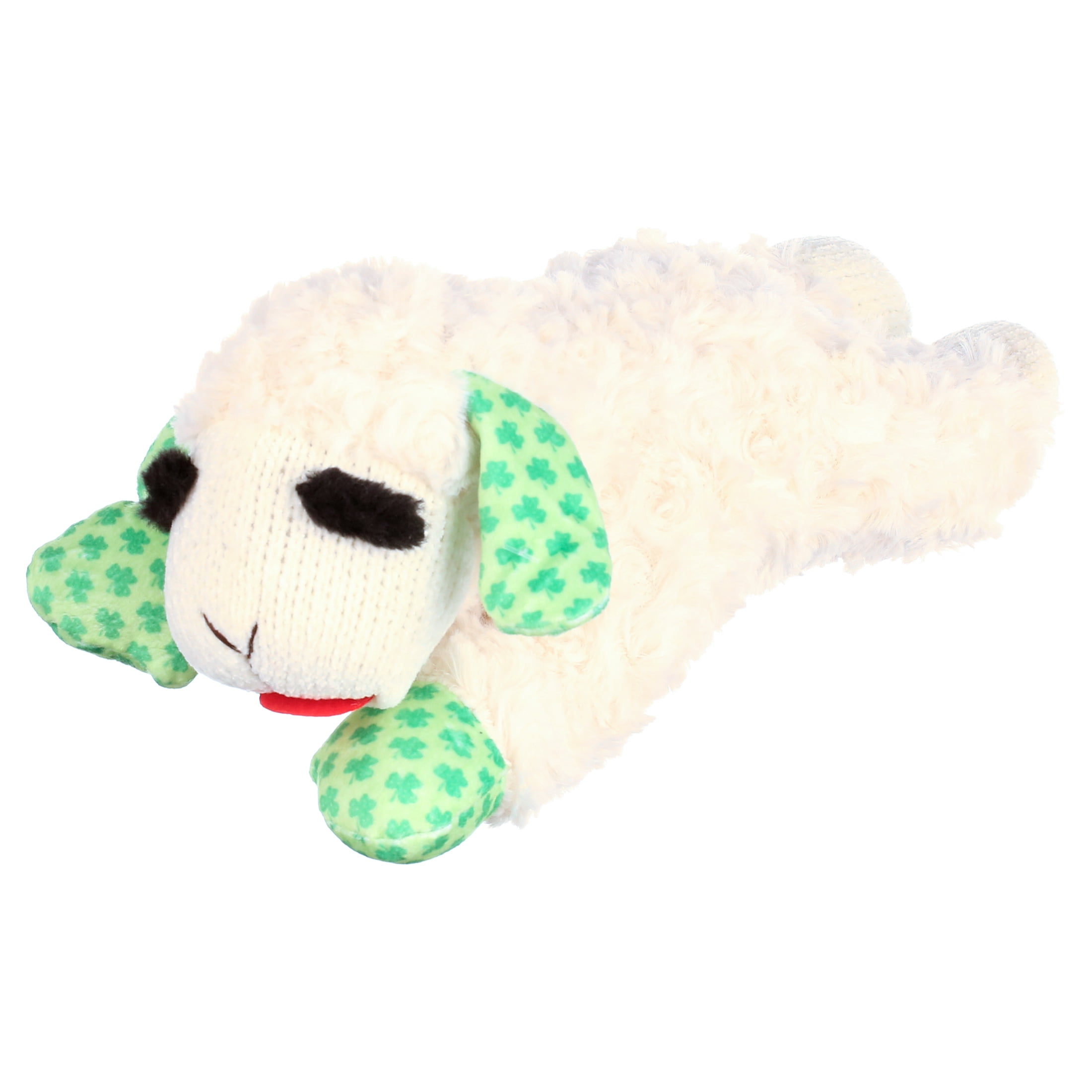 Multipet St. Patrick s Day Lamb Chop Plush Dog Toy Medium Walmart