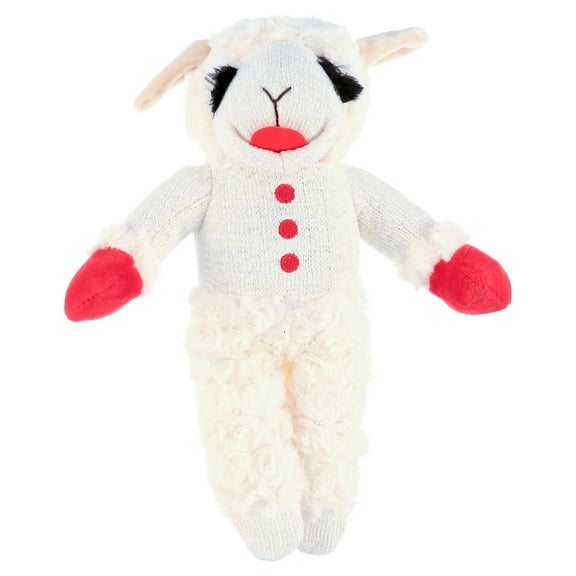 Multipet Standing Lamb Chop Plush Dog Toy, Medium