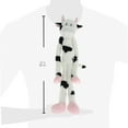 thumbnail image 1 of Multipet Swingin' Slevins Cow Plush Dog Toy, Extra Long, Extra Squeakers, 1 of 8