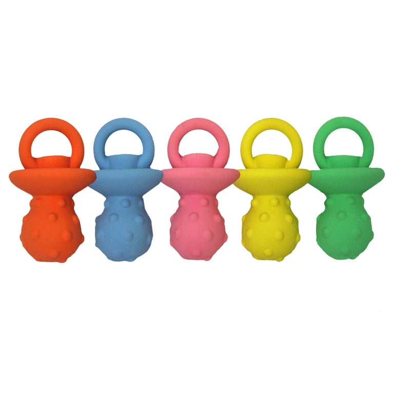 Squeaky dog pacifier top