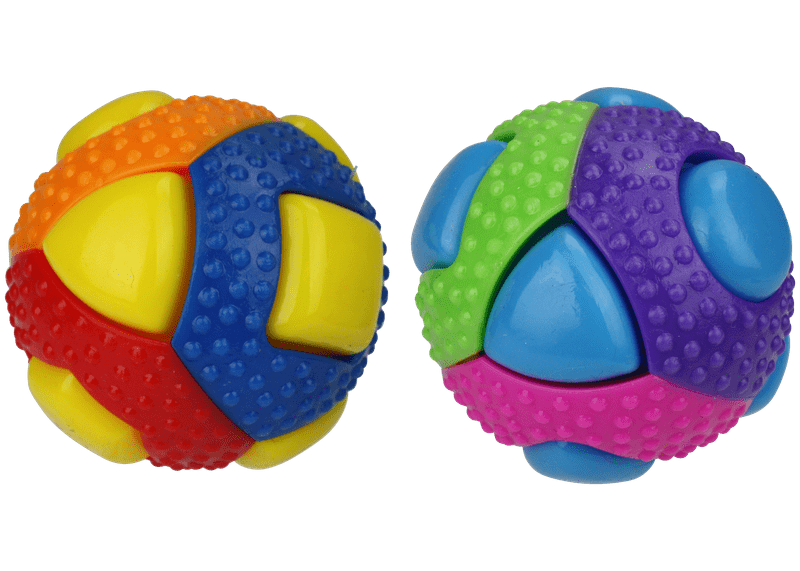 Multipet Theo TPR Ball Dog Toy, Assorted, 8 Squeakers