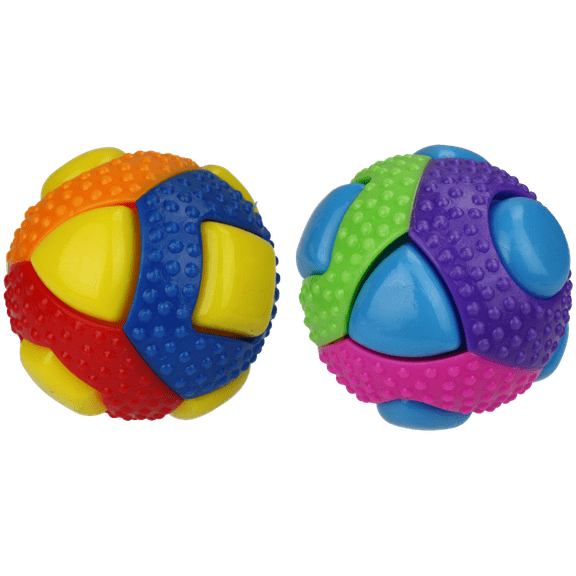 Multipet Theo TPR Ball Dog Toy, Assorted, 8 Squeakers