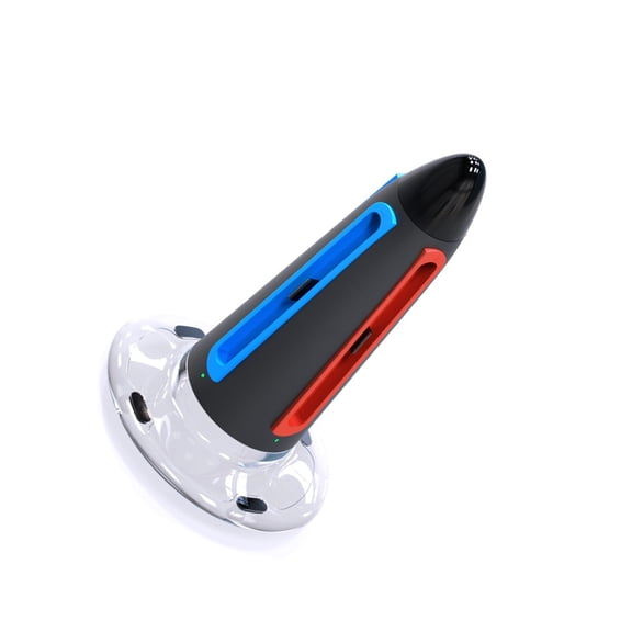 Multiplayer Charging Hubs for Switch2 Controller 4 Port Simultaneous Charging Dock Durability Plastic Construction