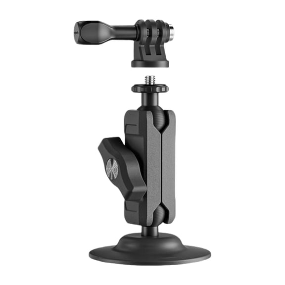 Multiple Angled Metal Arm Mount With Heavy Duty Adhesive Base 4kg Load Capacity For Adventure Photography Gear