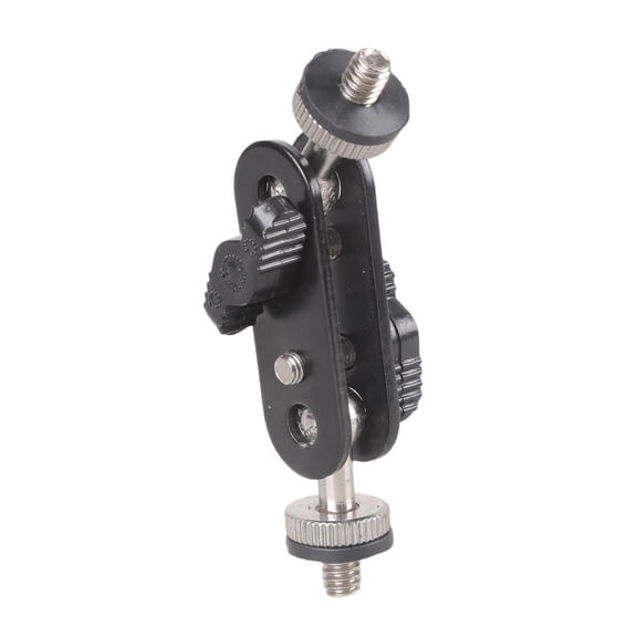 Multiple Angles Adjustable 1/4 Metal Adapter Bracket For Secure Attachment To Tripods Monopods Overhead Camera Rigs