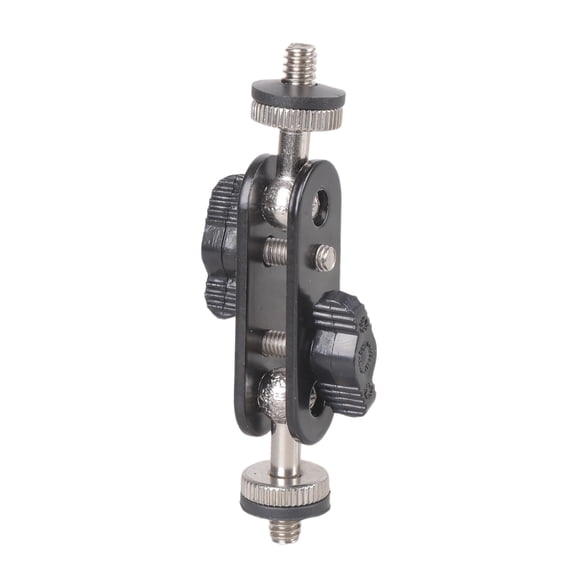 Multiple Angles Adjustable 1/4 Metal Adapter Bracket For Secure Attachment To Tripods Monopods Overhead Camera Rigs