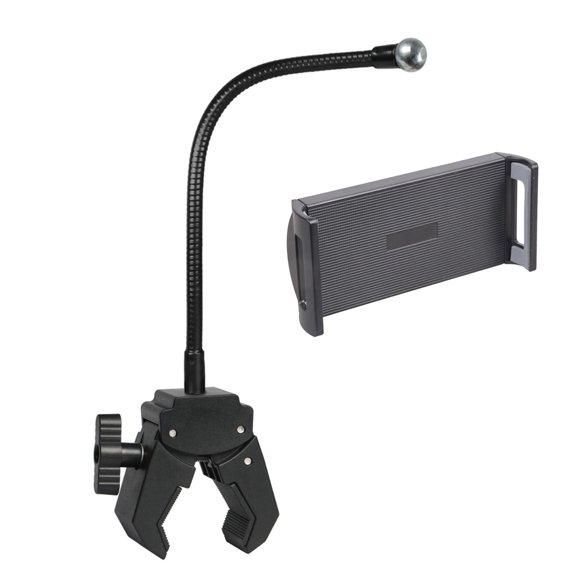 Multiple Angles Bendable Arm Clamp Stand Suitable for 4.7 11" Devices Universally Supports For Study Work Video Creation