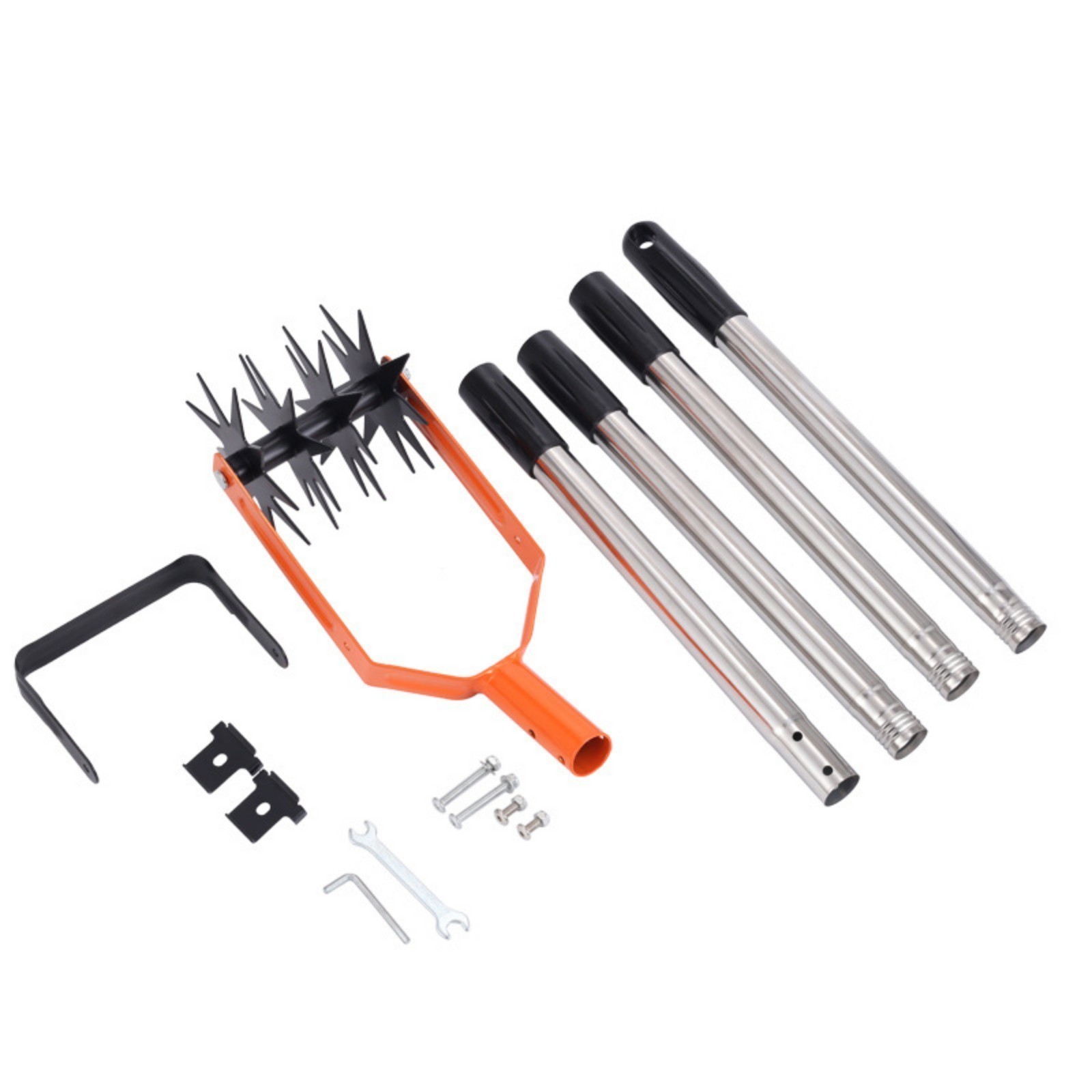 Multiple Angles Gardening Cultivator Tiller Cultivator Garden Weeding Hoe Fatigue Reducing Ergonomic Grip Design