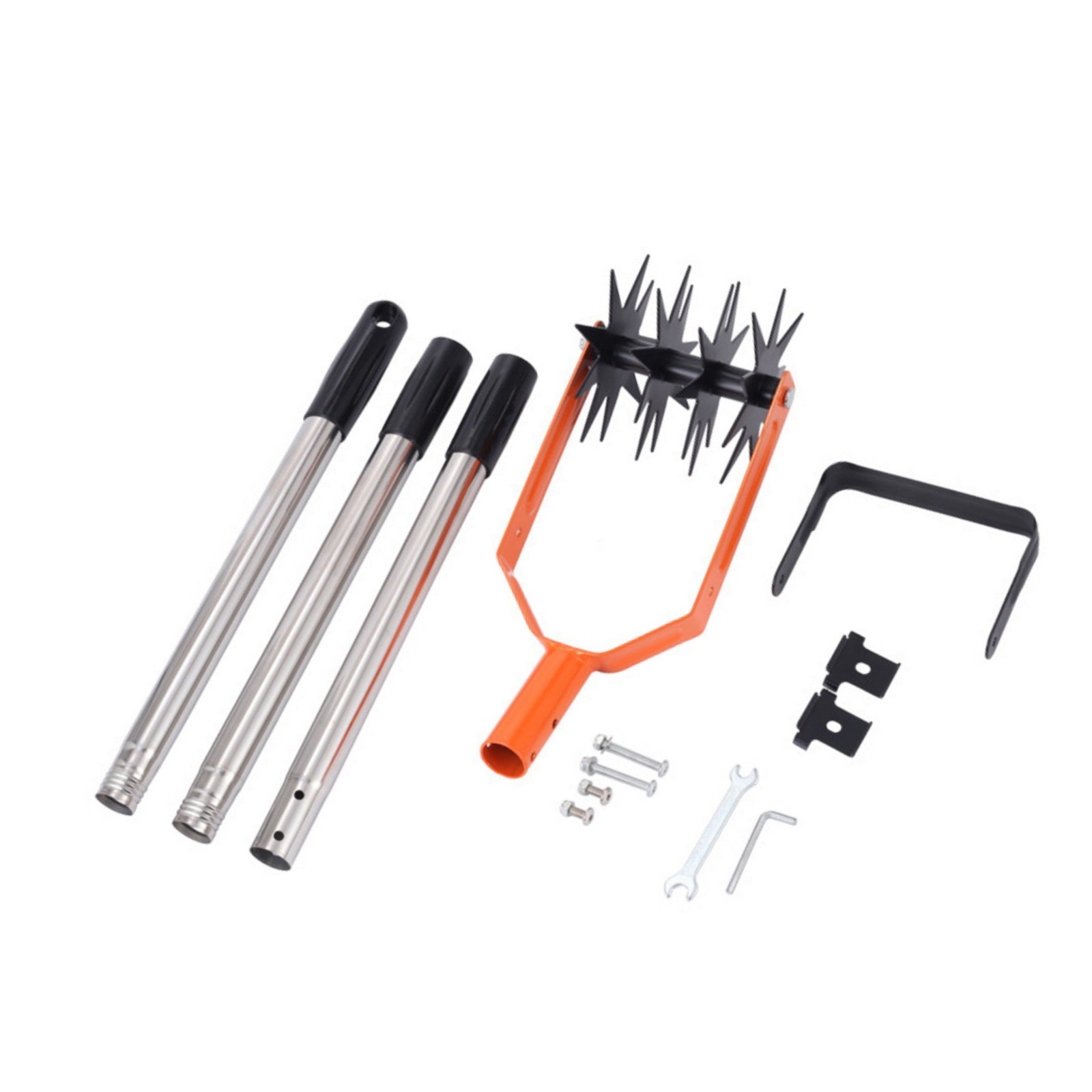 Multiple Angles Gardening Cultivator Tiller Cultivator Garden Weeding Hoe Fatigue Reducing Ergonomic Grip Design