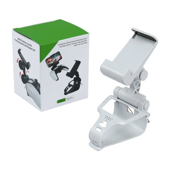 Multiple Angles Smartphone Holder Adjustable Stretchable Clip with Strong Metal Base Suitable for P5 P4 Game Controllers