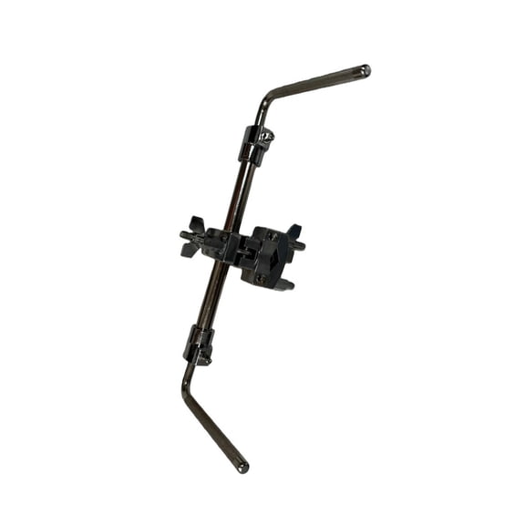 Multiple Angles Tilts Drum Cymbals Clamp U Shape Symmetrical Stainless Steel Nonslip Rubber Protecting Drum Accessory
