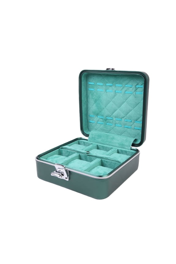 Multiple Capacity Aluminum Watch Case for Collectors Offering Shockproof Protections Lightweight Portable Storage Soluti