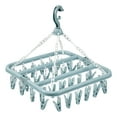 thumbnail image 1 of Multiple Clip Clothes Drying Rack 32 Hooks Windproof Fasteners Plastic Construction Home Organization Essential, 1 of 5