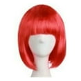 thumbnail image 1 of Multiple Color Full Wig Short Fashion Bob Wig Synthetic Hair Short Straight Hair RED, 1 of 8