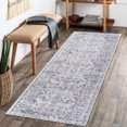 thumbnail image 1 of Multiple Color Options, Grey/Blue | Fit for Various Home Rooms | Stain-Resistant and Easy to Clean Area Rug, 1 of 3