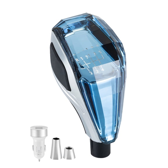 Multiple Color Shifter Knob With Bright LED Lights For Unique Driving Atmospheres Enhancement Replacement Shifter Knob