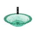 thumbnail image 1 of Multiple Colors Available Wall Mount Transparent Plastic Hummingbird Bath Bowl, Outdoor Tree Mounted Bird Water Feeder with Embossed Floral Pattern for Garden Patio, 1 of 5