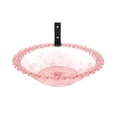 thumbnail image 1 of Multiple Colors Available Wall Mount Transparent Plastic Hummingbird Bath Bowl, Outdoor Tree Mounted Bird Water Feeder with Embossed Floral Pattern for Garden Patio, 1 of 5