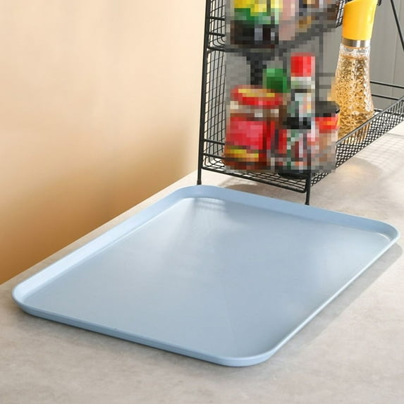 Multiple Colors Rectangular Plastic Pallet Tray Food Bread Pan Storage Tray el Service Tray Dessert Pallet el Service Tray