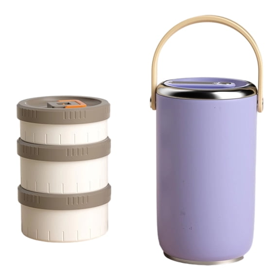 Multiple Compartment Food Container Stainless Steel Insulated Jar Bentos Box