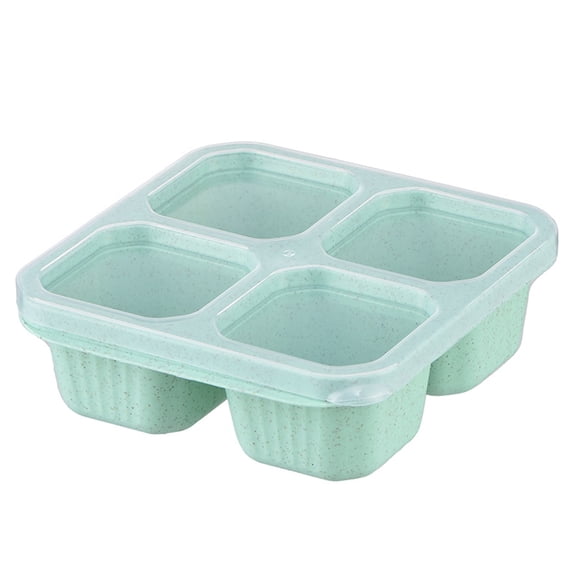 Multiple Compartment Snacks Box Reusable Meal Preparation Container for Kids and Adults Storage Organizers