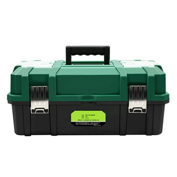 Multiple Compartment Toolbox With Handle, 3 Expandable Layers, Foldable Storage Case For Workshop Essential Easy Access