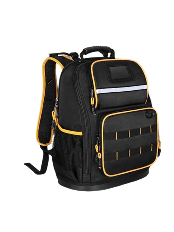 Waterproof Tool Backpack Multiple Pockets Wear Resistant Oxfords Fabric Tool Bag For Professional Technicians