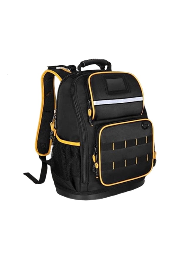 Multiple Compartment Water Resistant Work Backpack Tearproof Fabric For Construction And DIY Projects