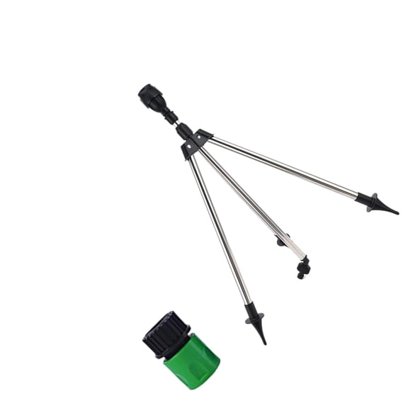 Multiple Connector Tripod Sprinkler Systems 90 180 360 Degree Adjustable Sprayed Coverage Fit for Large Yard Garden Bed