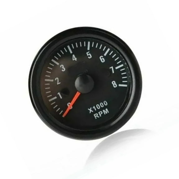 Multiple Cylinder Engine RPM Meter 12V Waterproof Gauge With Bright LED Display For Vehicles Automotive Engine Systems