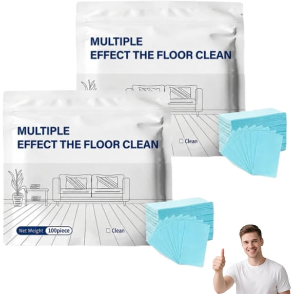Multiple Effect the Floor Clean Tablets, Multi-Surface Floor Cleaning Tablets, Floor Cleaner for Tile, Laminate, Vinyl, Marble & Sealed Wood Floors, Cleaning Tablets for Home
