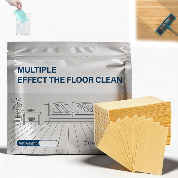 Multiple Effect The Floor Clean,New Multi Effect Floor Clean Tablets, Concentrated Cleaner for Hardwood, Tile, Laminate & More