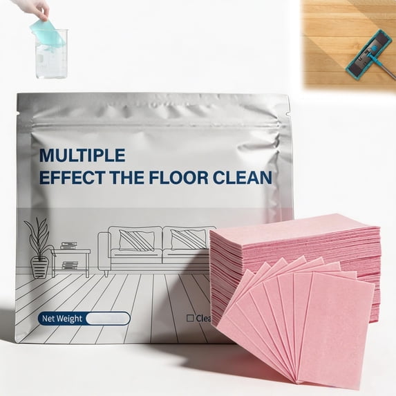 Multiple Effect The Floor Clean,New Multi Effect Floor Clean Tablets, Concentrated Cleaner for Hardwood, Tile, Laminate & More