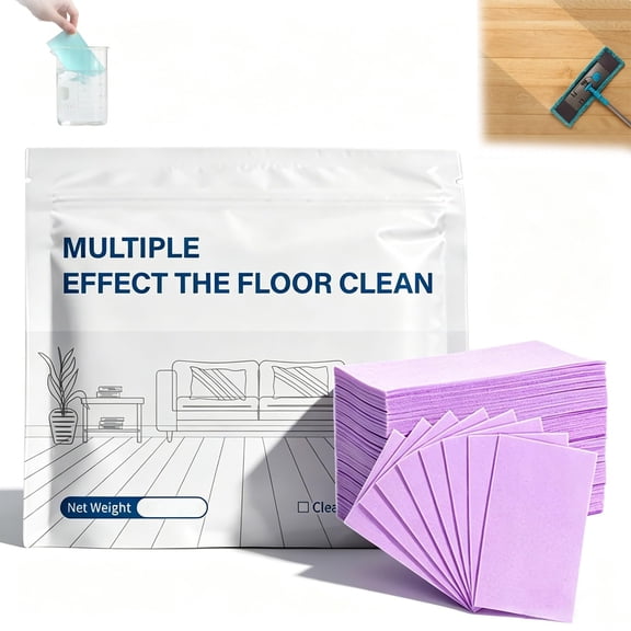 Multiple Effect The Floor Clean,New Multi Effect Floor Clean Tablets, Concentrated Cleaner for Hardwood, Tile, Laminate & More