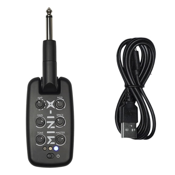 Multiple Effects Guitar Headphone Amps Plug In Styles Compacts Clear For Homes Studio Travel Musicians