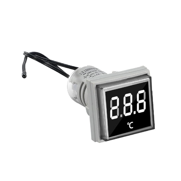 Multiple Environment Square Digital Thermometers with Flame Retardant Casing Suitable for Home and Professional Use