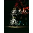 thumbnail image 1 of Multiple Exposure Of A Simulated Moon Landing Of The Lunar Lander At Nasa'S Langley'S Research Facility. April 11, 1 of 2