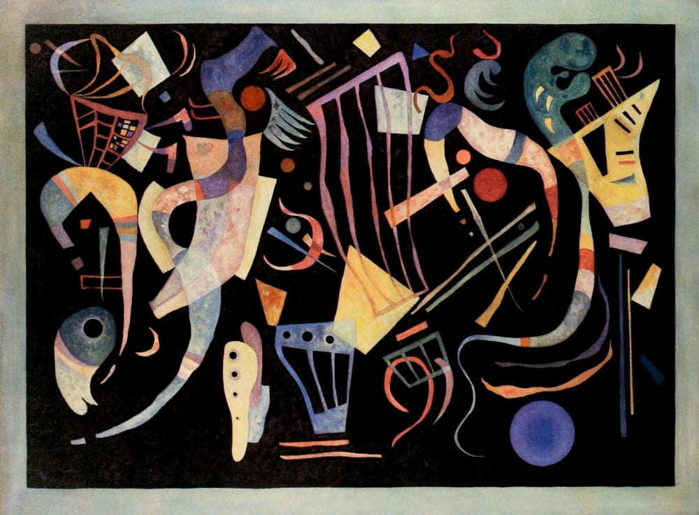 Multiple Forms 1936 Canvas Art - Wassily Kandinsky (18 x 24)