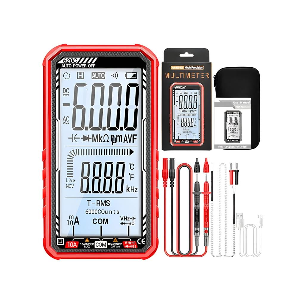 Multiple Function Multimeter Auto NCV Transducer USB Charging Transportable Electrical Tester