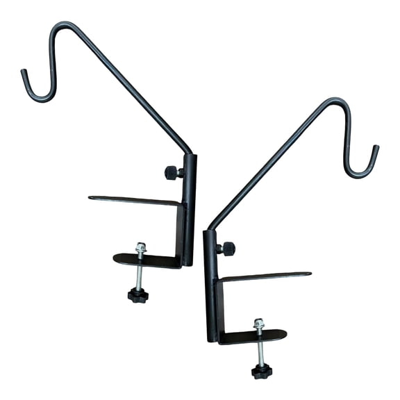 Multiple Functional Outdoor Railing Hook Deck Railing Hook Systems 2pcs for Bird Feeders Lamp & Decorations