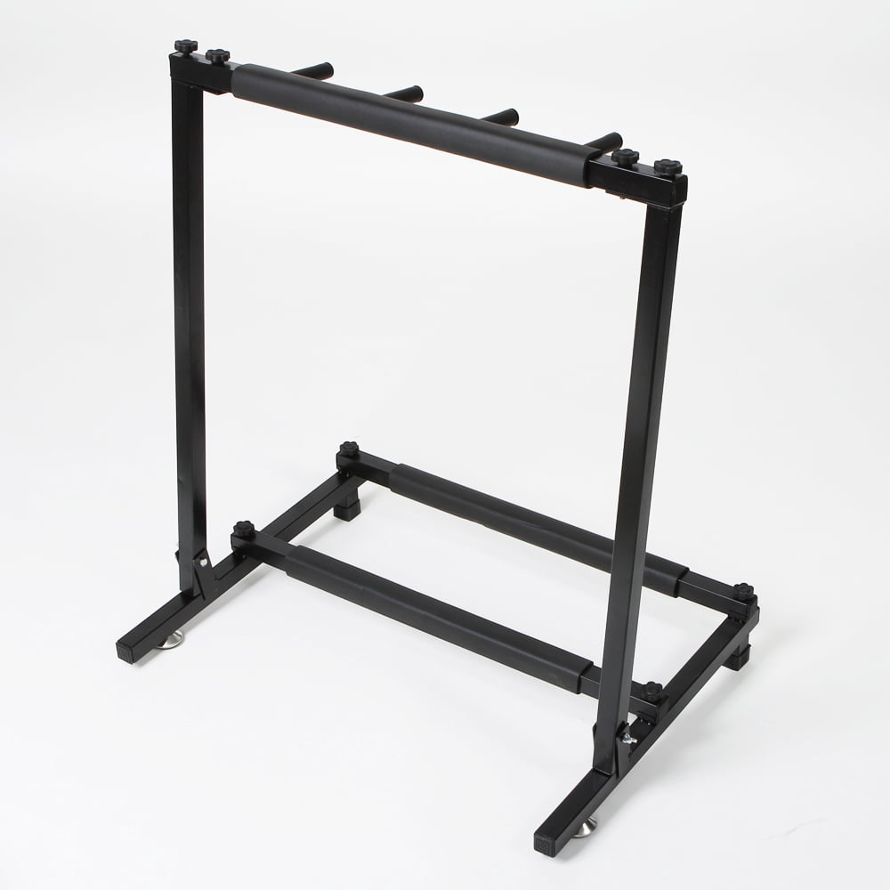 Multiple Guitars Stand Display Stand Guitar & Ukulele & Bass & Banjo Holder for Band, Studio, Home (Square-3 Holder)