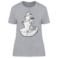 thumbnail image 1 of Multiple Heads Design T-Shirt Women -Image by Shutterstock, Female Large, 1 of 2
