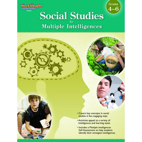 Multiple Intelligences Social Studies for Multiple Intelligences Reproducible Grades 4-6, (Paperback)