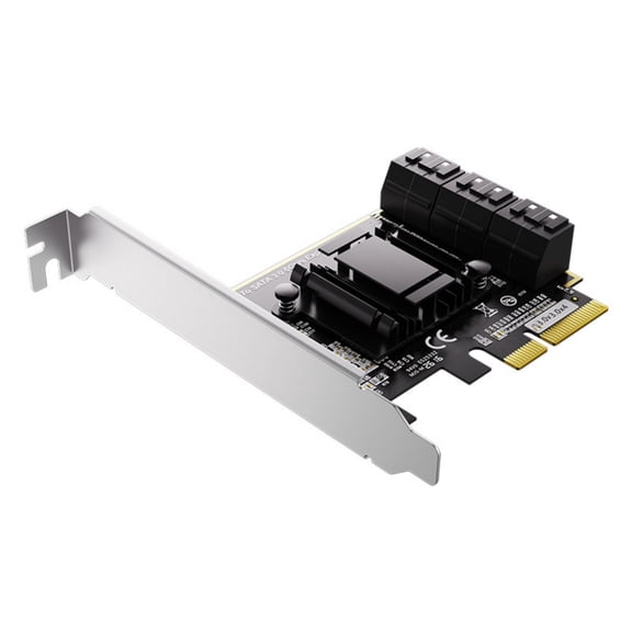 Fast Speed 6Gbps PCIE SATA3.0 Adapter Card With Metal Cover Enhances Durability And Stability