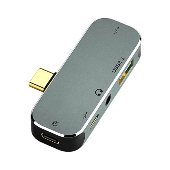 Multiple Interfaces USB C Dock for Computer Monitors TVs Projectors Fast Speed Data Syncs Charging